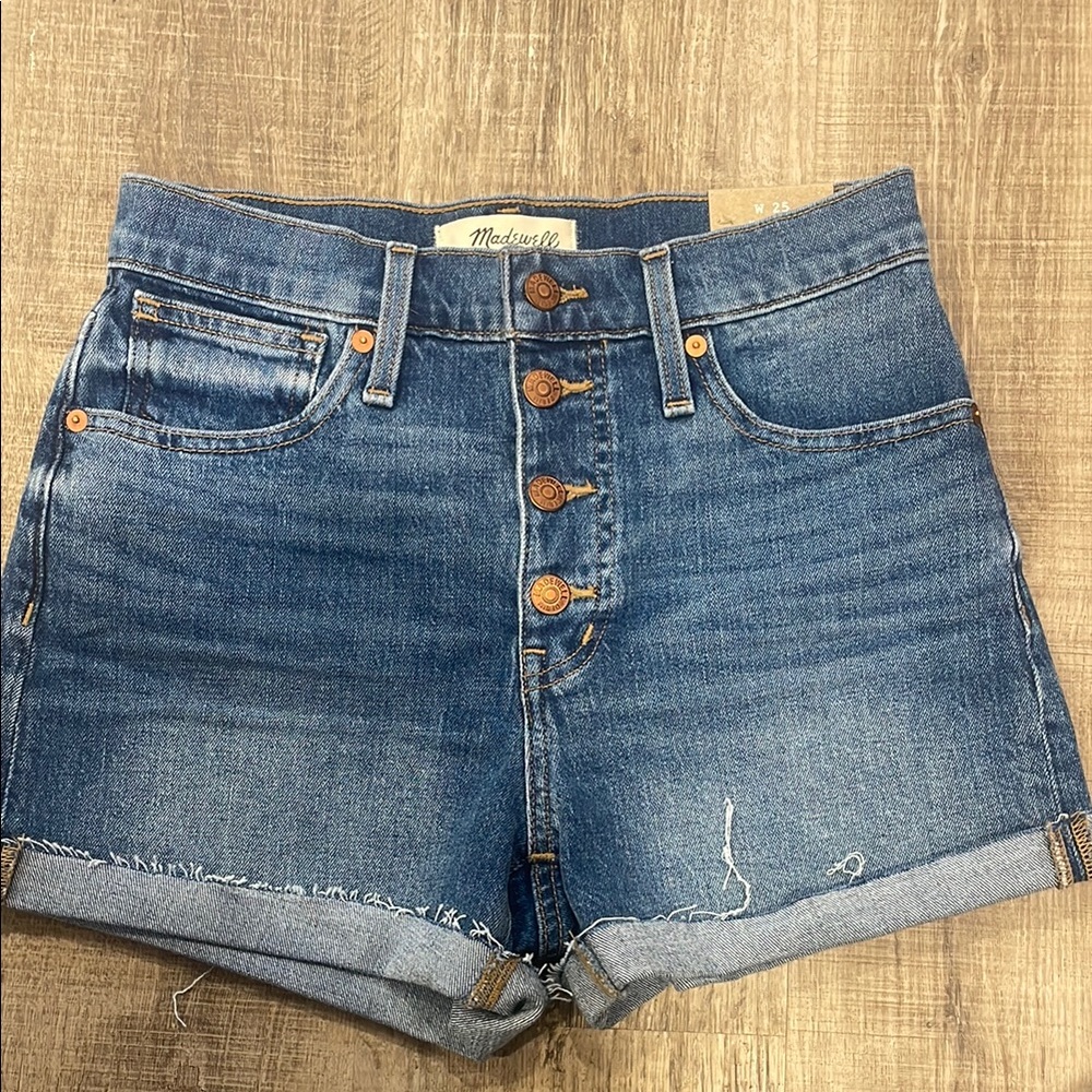 Madewell High Rise Denim Shorts